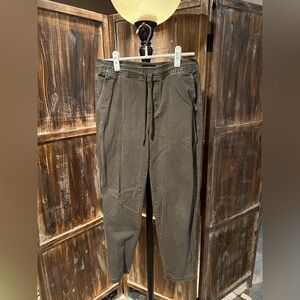 RSQ Pull On Pant, Medium, Brown, elastic waist band, tapered fit